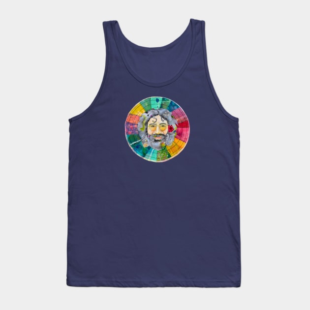 Jerry Rainbow Tank Top by karenpaytonart